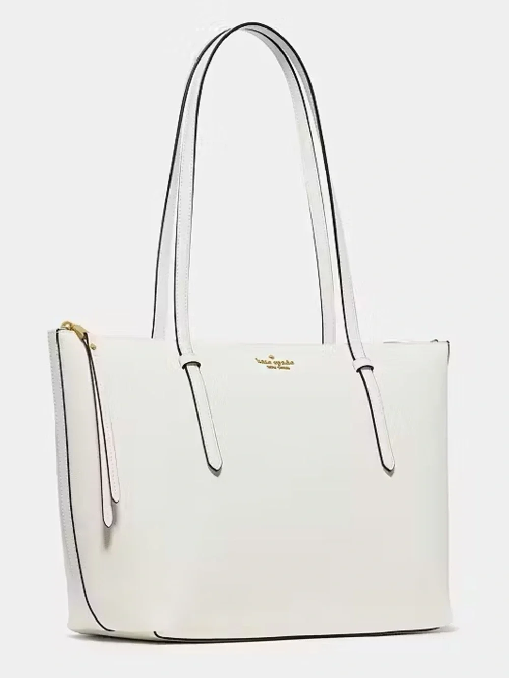 ♠️Kate Spade New York All Day Medium Leather Tote Bag, Meringue White NWT